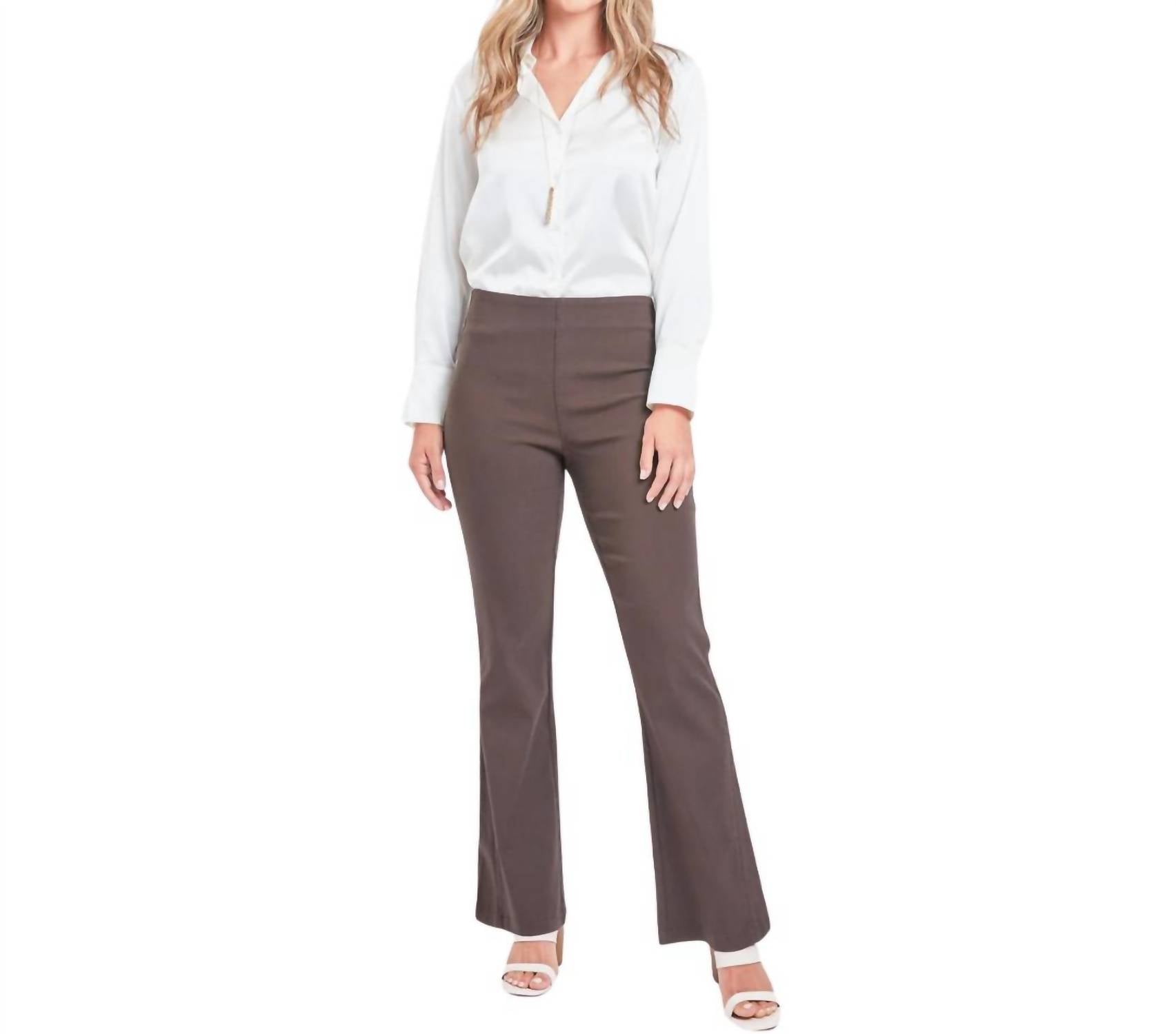 Ymi - Missy Pull on Bootcut Pants