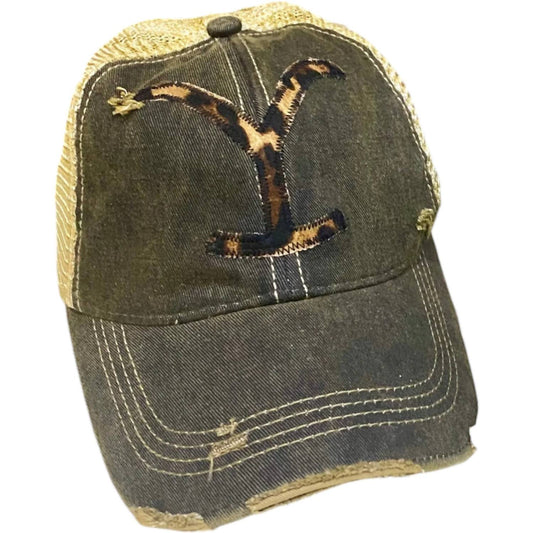 South Texas Treasures - Distressed Yellowstone Trucker Cap