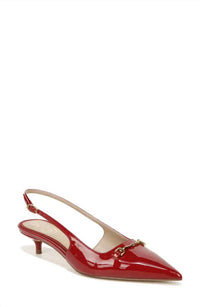 Sam Edelman - Women's Fitzgerald Pointed Toe Slingback Kitten Heeled Pumps