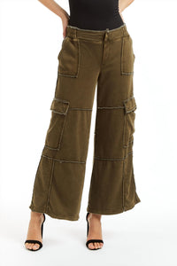 Tractr - Mid Rise Cargo Lounge Pant