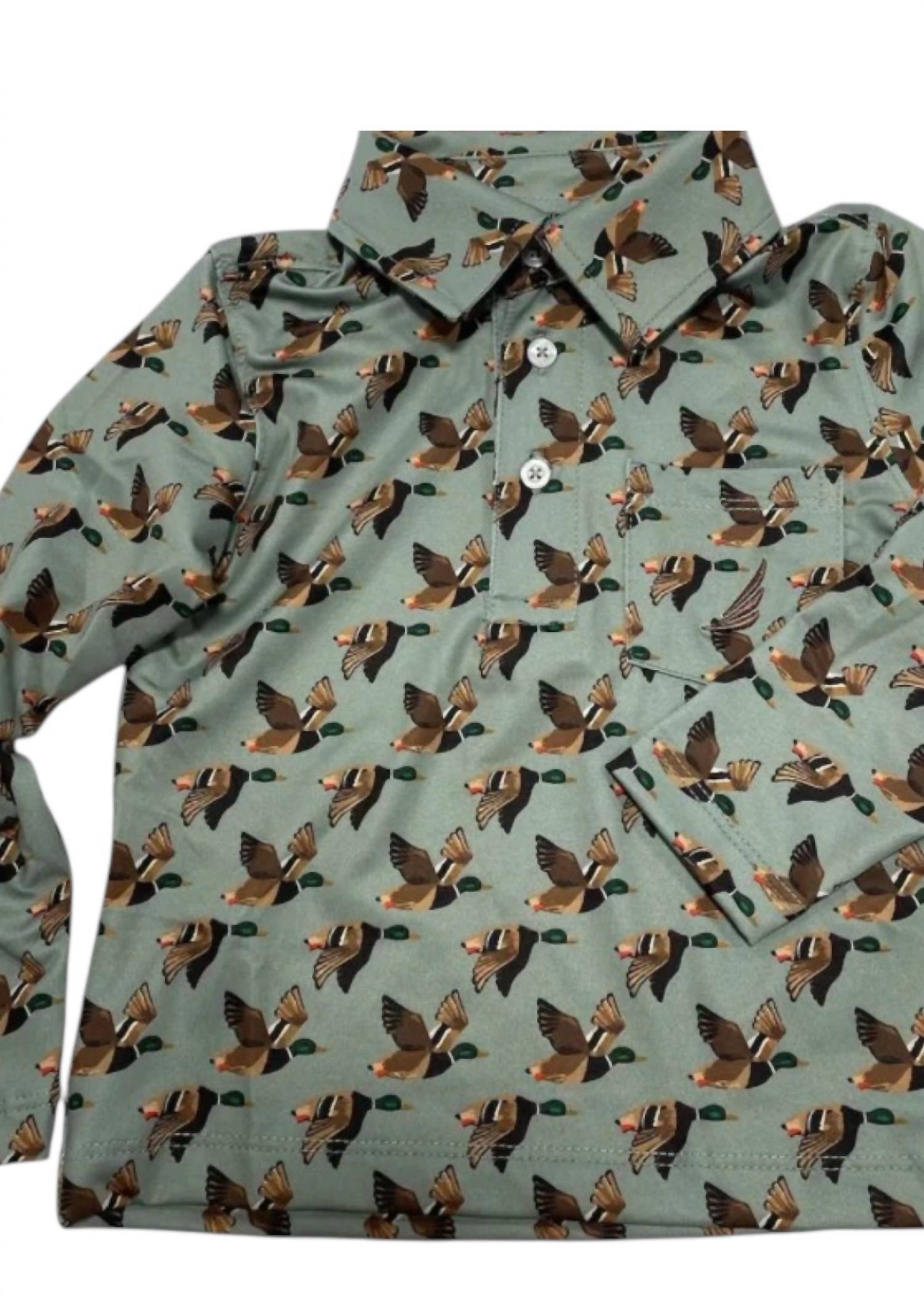 Coolybri - Kids Long Sleeve Performance Polo