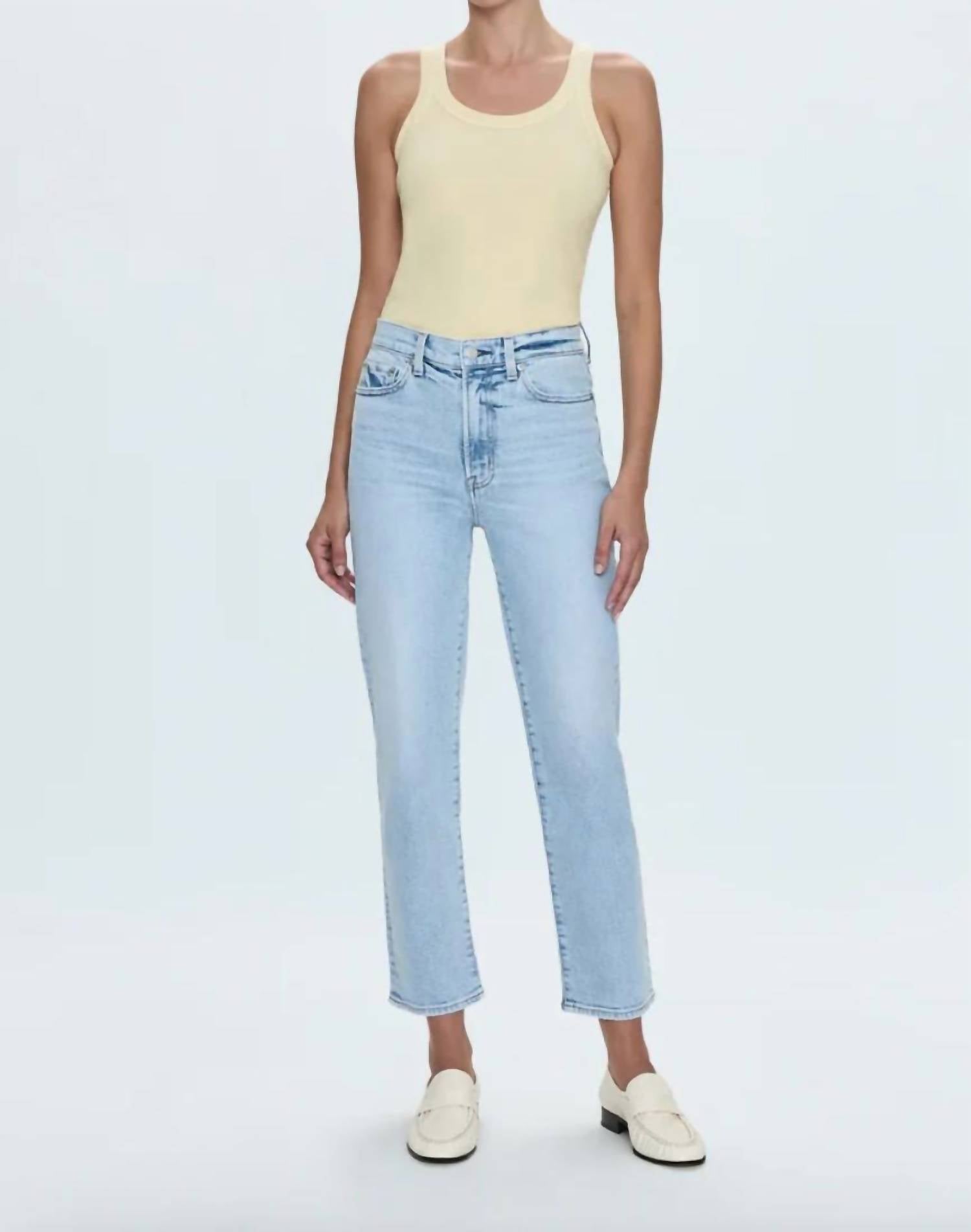 Pistola - Women's Charlie High Rise Classic Straight Ankle Jean