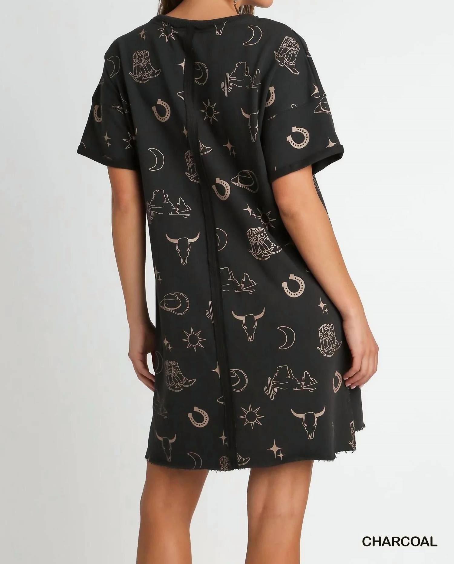 Umgee - Howdy Graphic Mini Dress