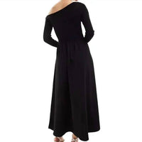 Urban Revivo - Off Shoulder Full Skirt Dress