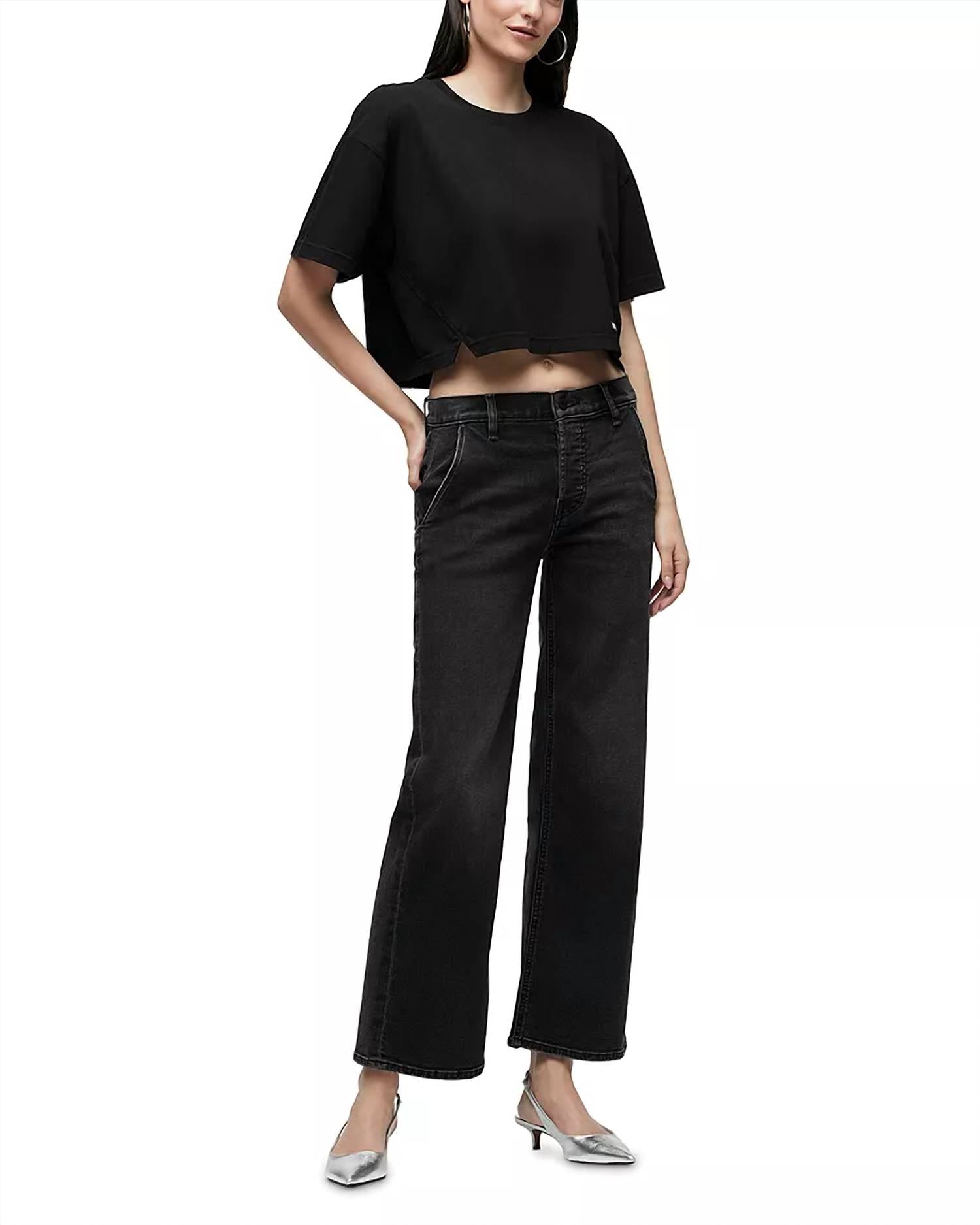 Hudson - Rosie Trouser High Rise Wide Leg Ankle Jeans