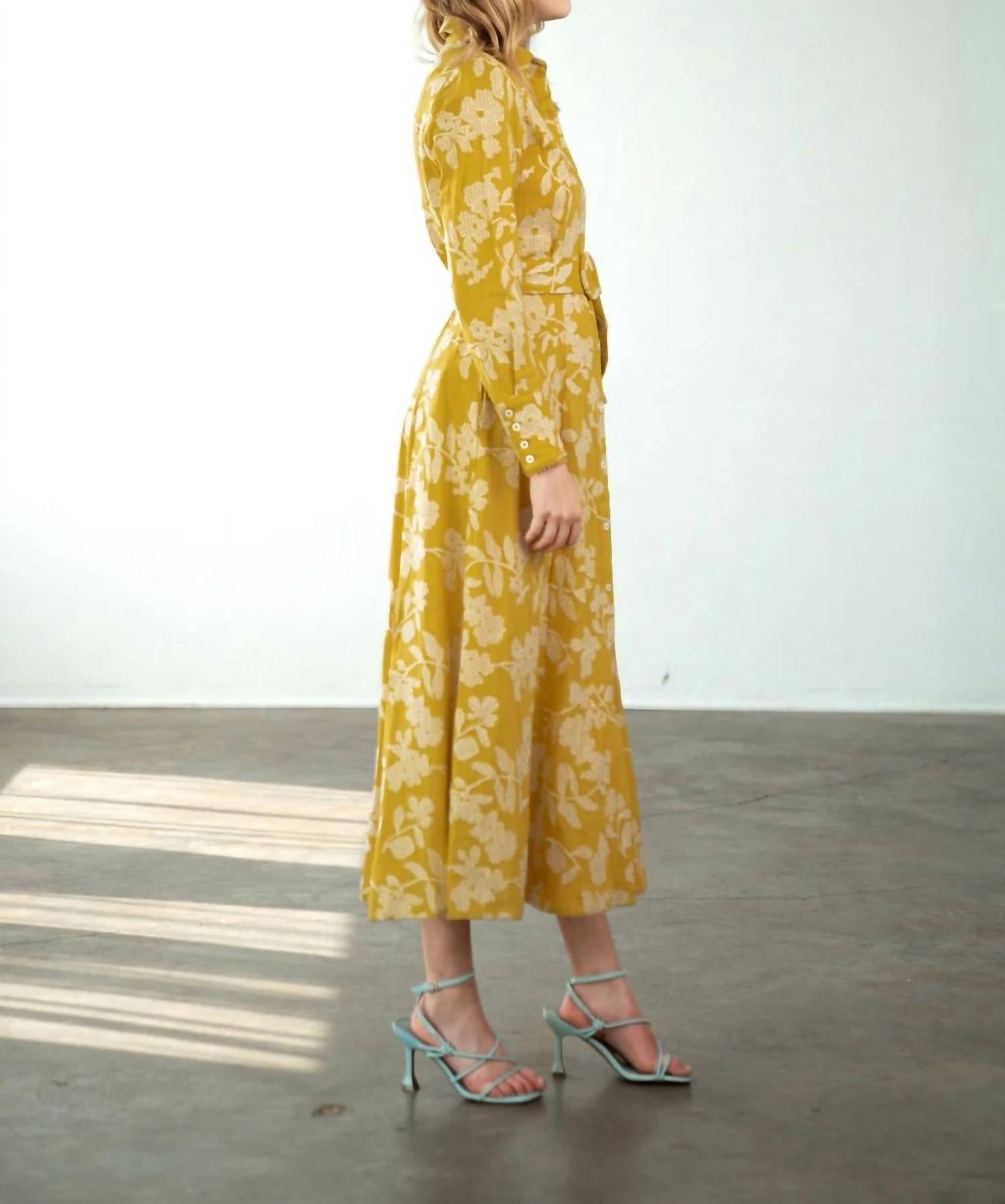 Never A Wallflower - Princess Seam Long Sleeve Dress
