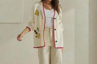 Able - Embroidered Cardigan