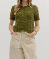 Entro - Perfect Pick Short Sleeve Sweater