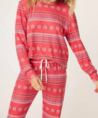 Pj Salvage - Snowflake Kisses Pajama Set