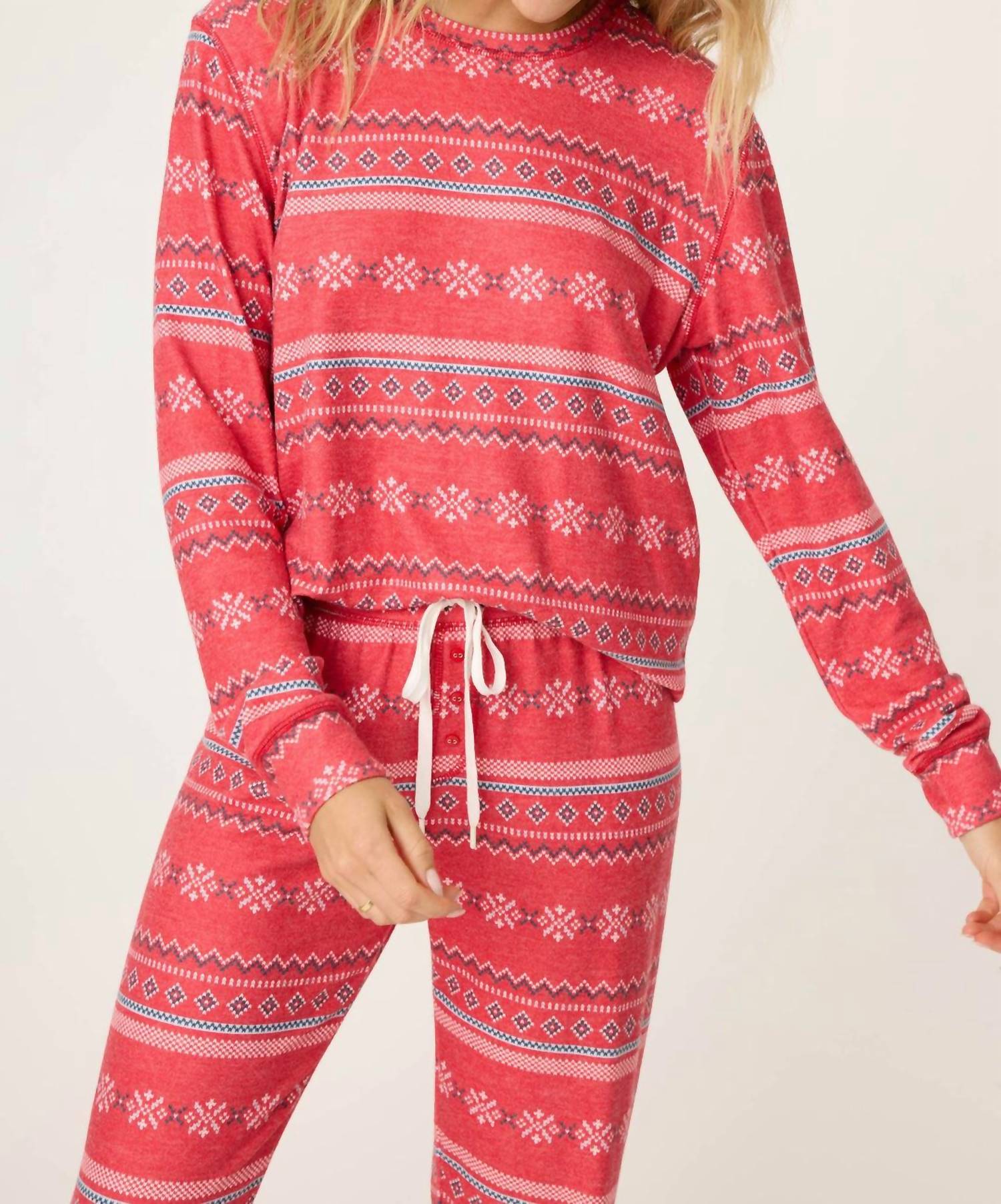 Pj Salvage - Snowflake Kisses Pajama Set