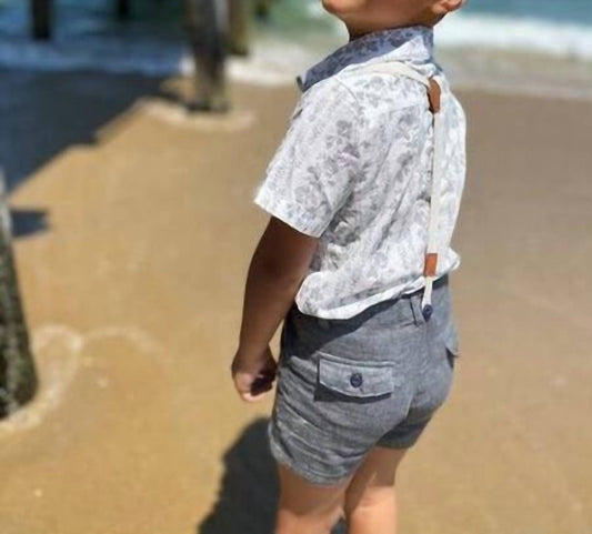 Me & Henry - Boys' Captain Short With Suspenders