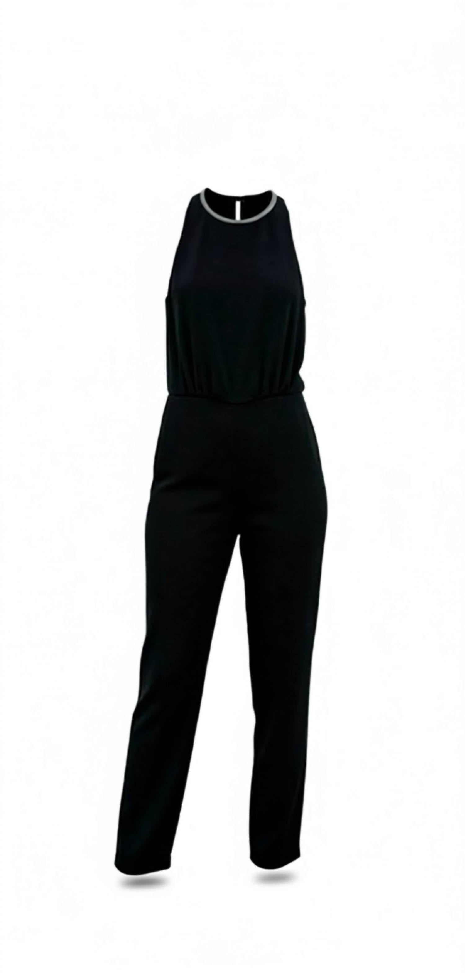 The Kooples - Halter Back Jumpsuit with Chain Accent