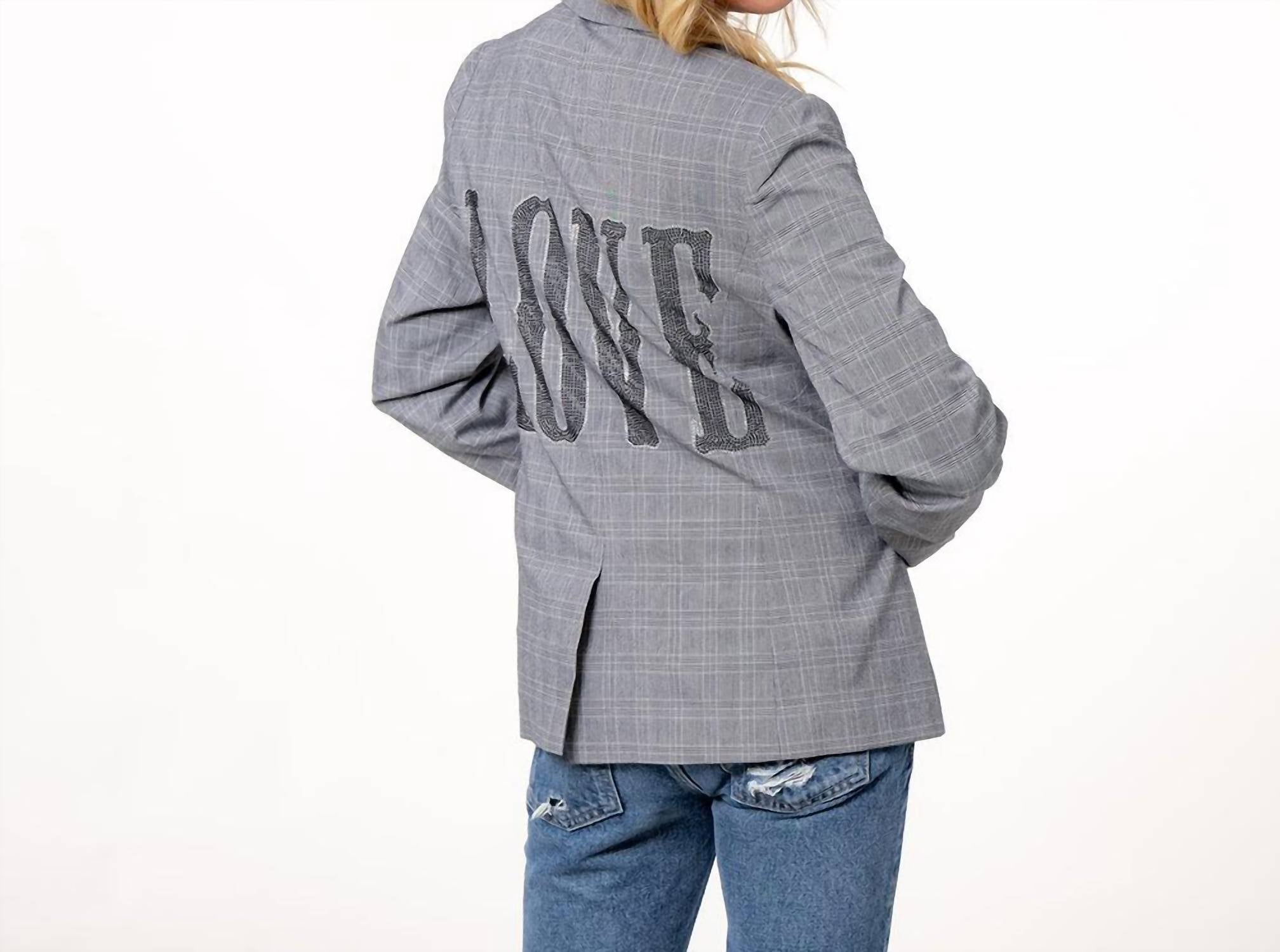 Hipchik - Love Plaid Blazer