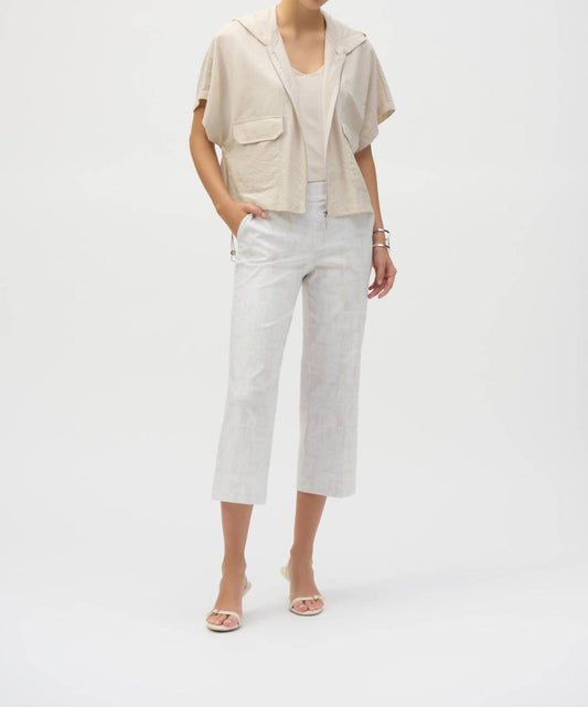 Joseph Ribkoff - Patterned Casual Trousers