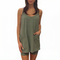 Bucketlist - Jersey Mini Dress With Built In Romper