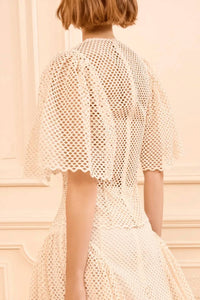 Ulla Johnson - Hera Short Sleeve Eyelet Cotton Top