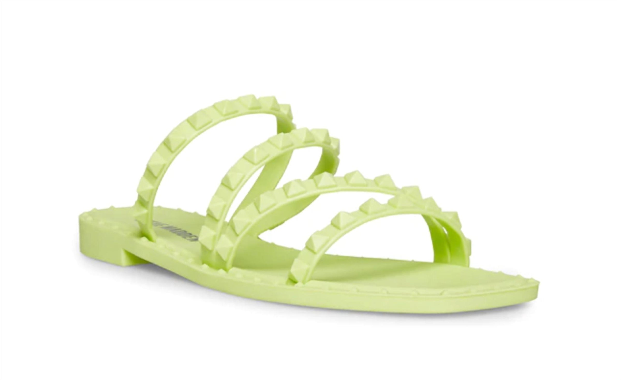 STEVE MADDEN Women's Skyler Strappy Slide Sandal in lime - women's sandal - view 5