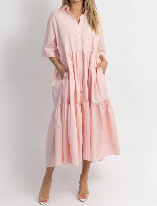 NOT A CLOUD TIERED DRESS