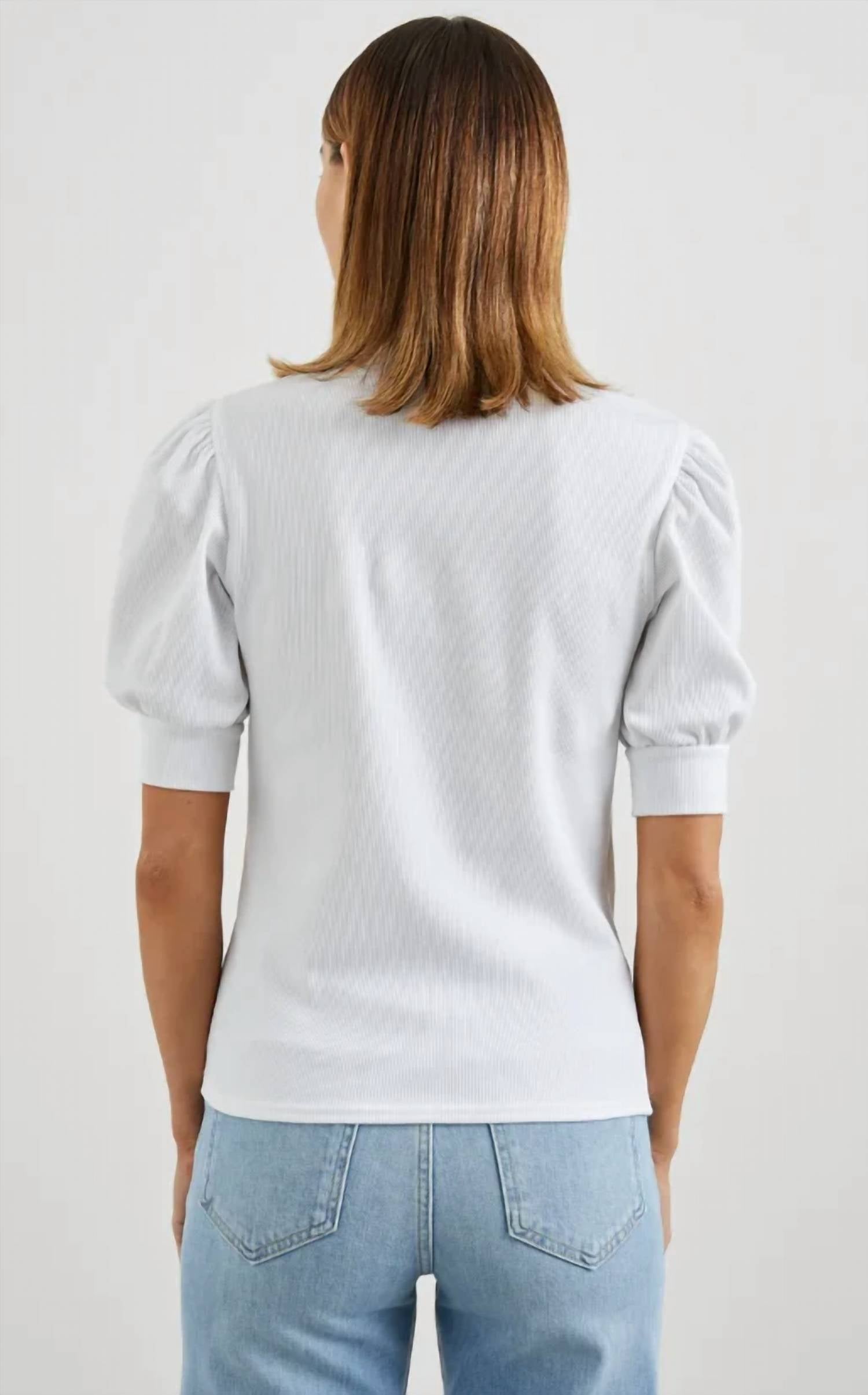 Rails - Jewel V-neck Rib Top