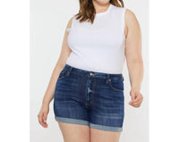 Kancan - Hazel Denim Shorts - Plus