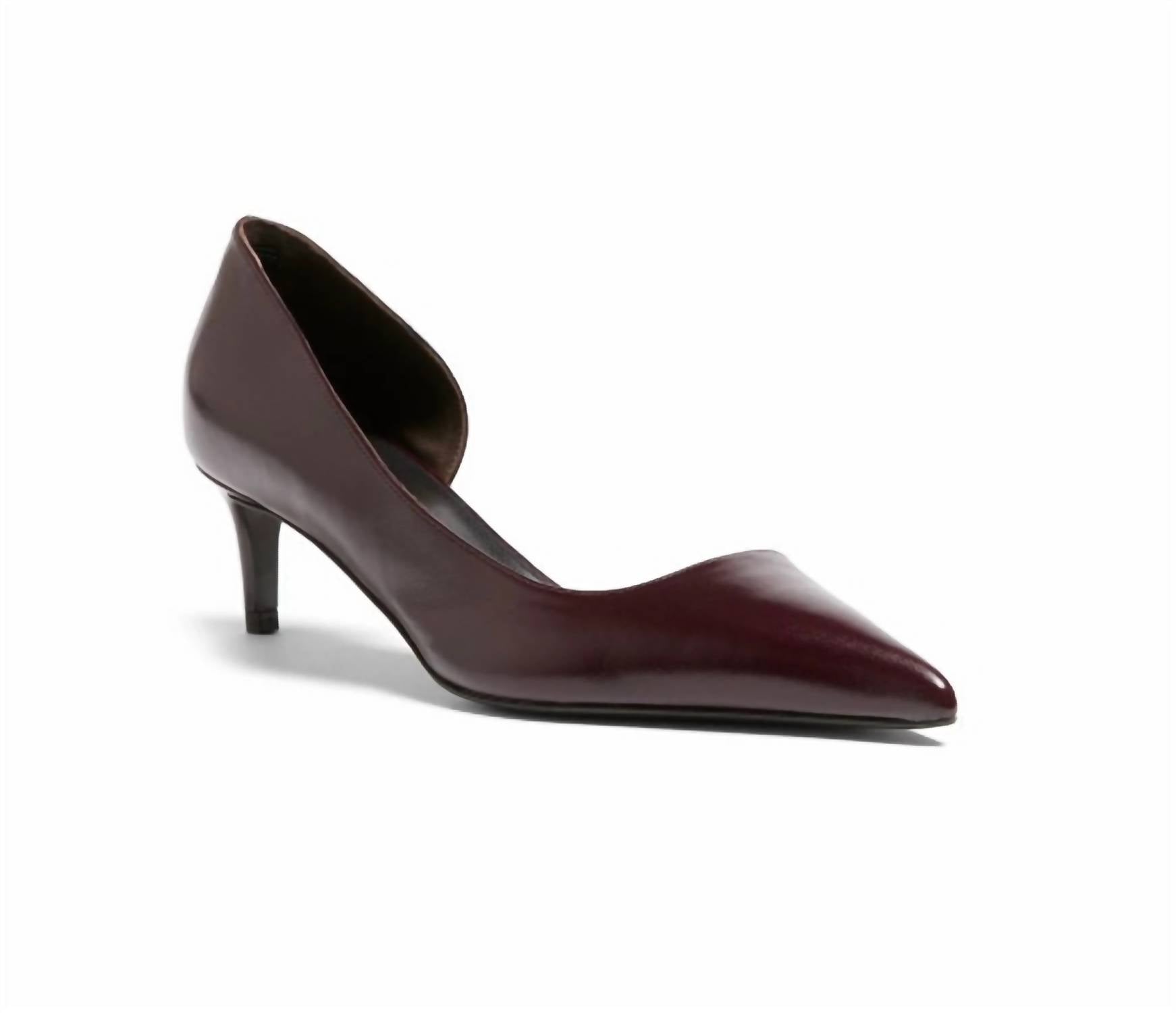Khaite Women's Jett D'Orsay 45 Pumps in bordeaux - women's heels