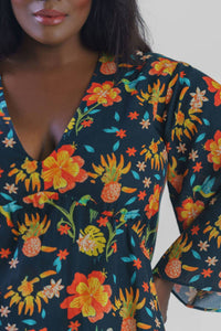 Guapa - Sitara V Neck Top - Plus