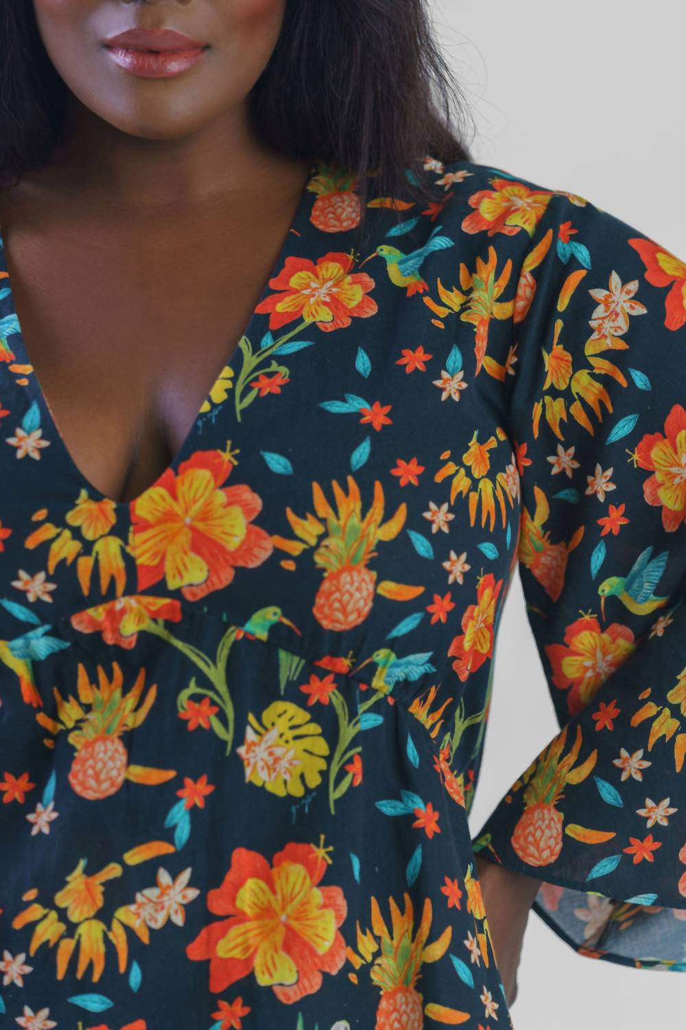 Guapa - Sitara V Neck Top - Plus
