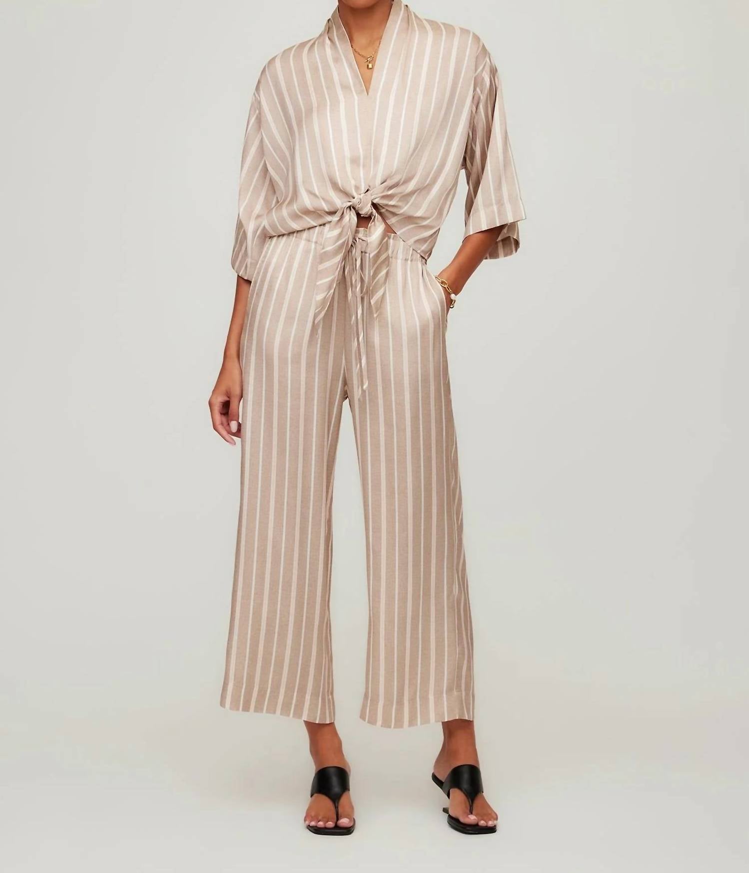 Fifteen Twenty - Bernice Tie-Front Blouse