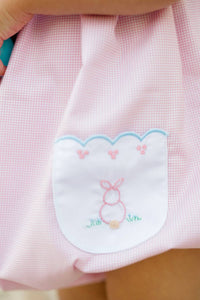 The Proper Peony - Girl's Clover Bunny Bubble Romper