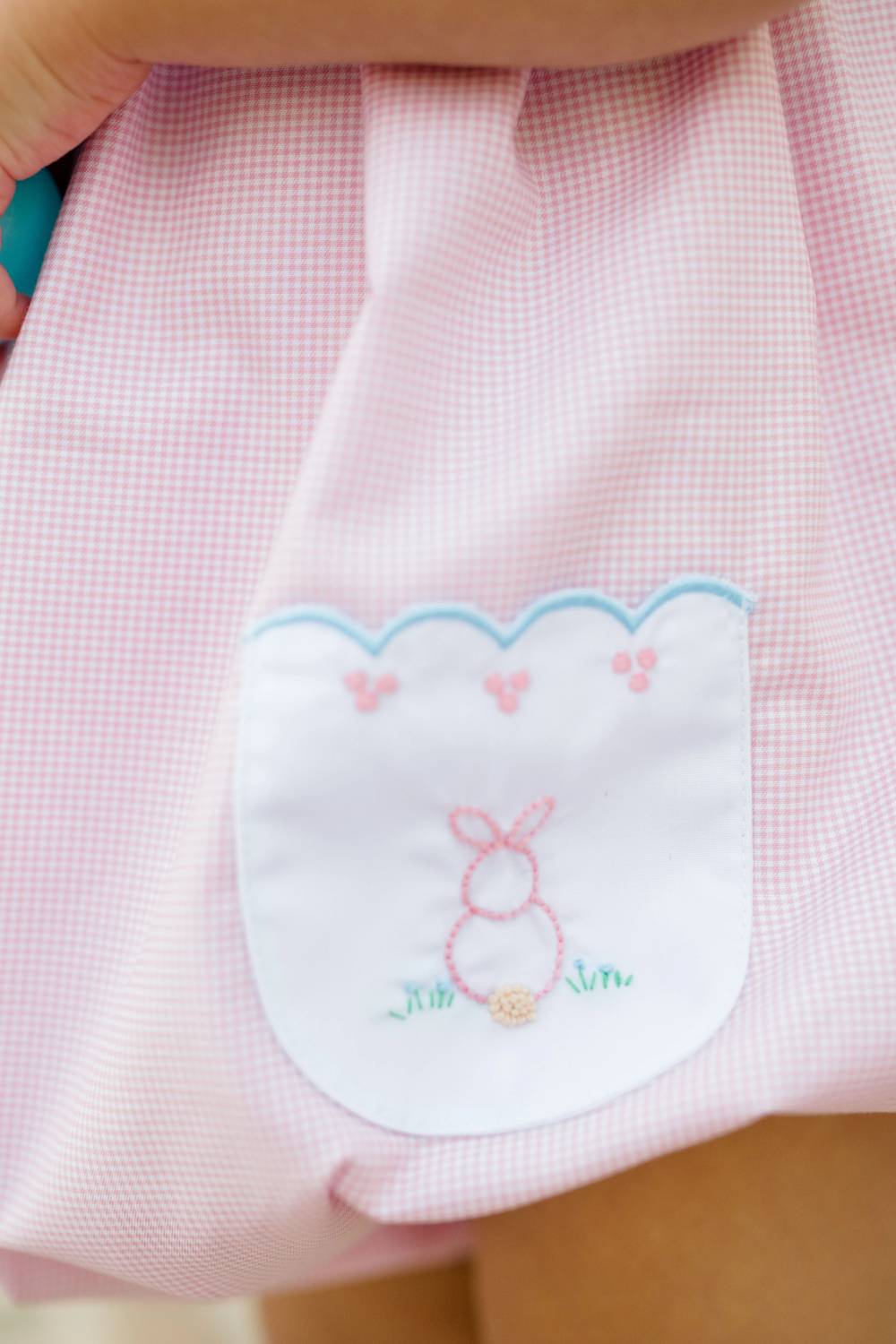 The Proper Peony - Girl's Clover Bunny Bubble Romper