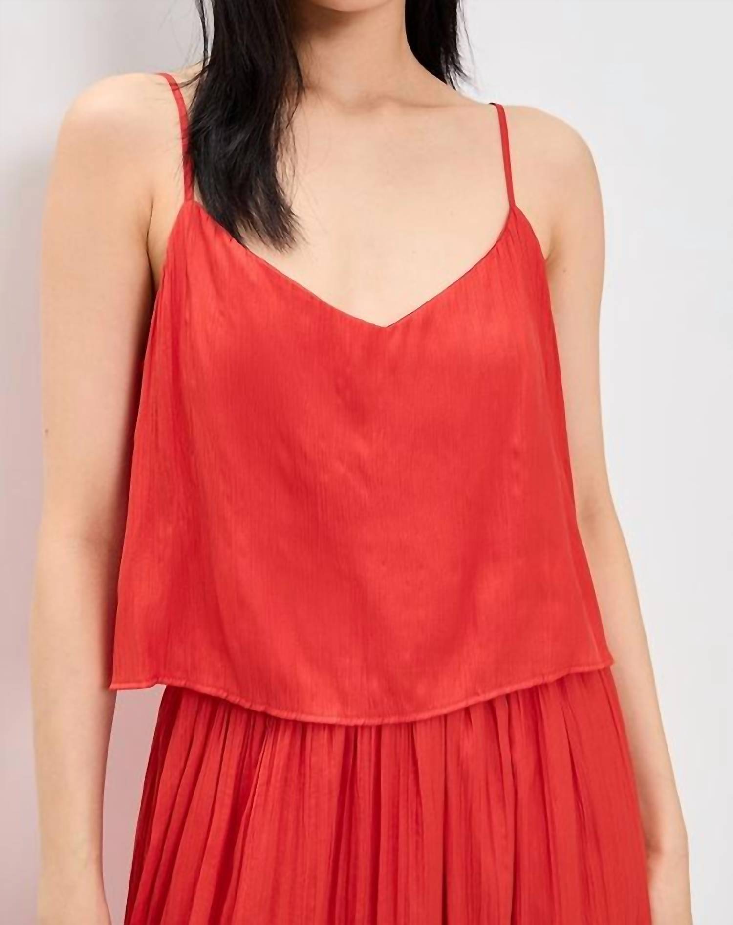 Z Supply - Fiore Satin Crop Tank Top - Plus