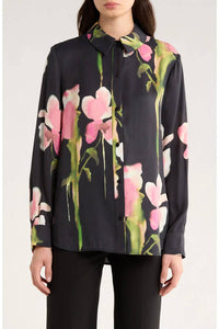 Stine Goya - Melting Flowers Print Button Front Shirt