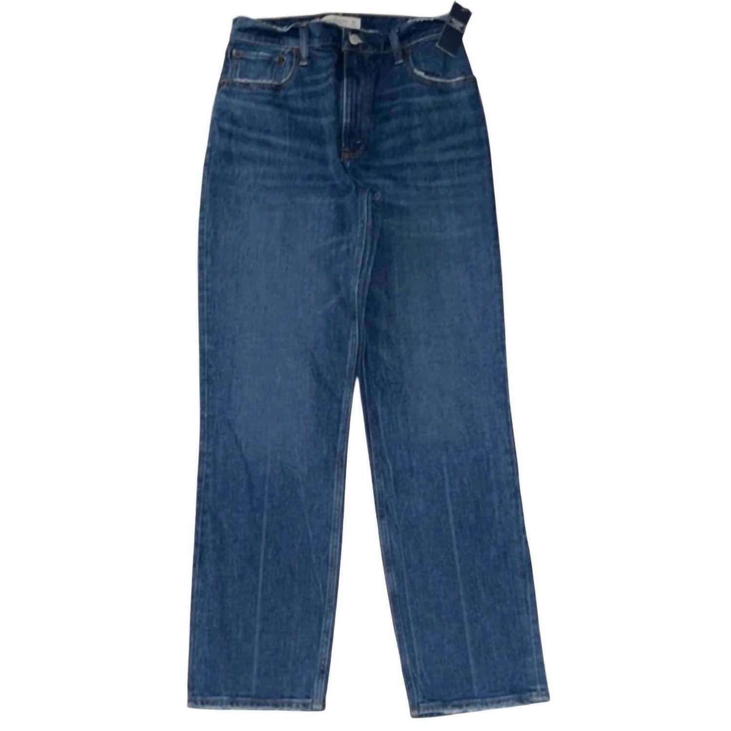 Abercrombie & Fitch - Women's 90’s Straight Ultra High Rise Jeans