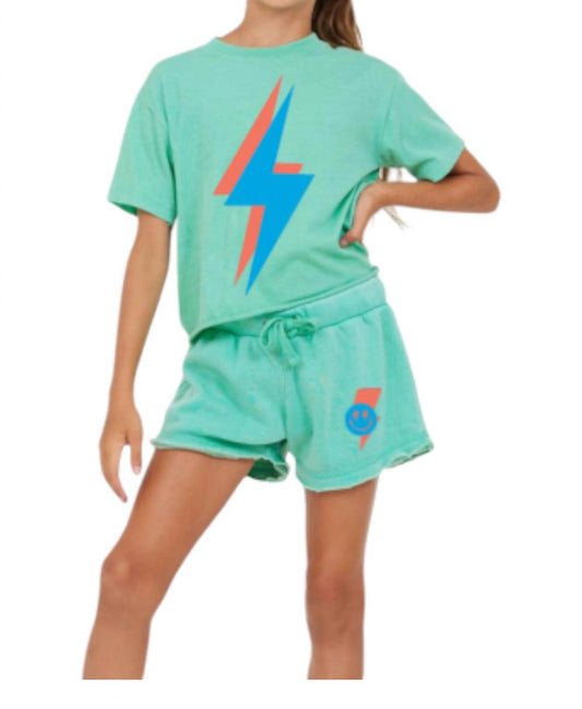 Vintage Havana - Burnout Lightning Smiley Short