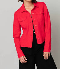 Pine Apparel - Frayed Jean Jacket