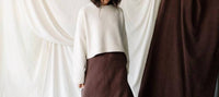 Natalie Busby - Cropped Crew Sweater