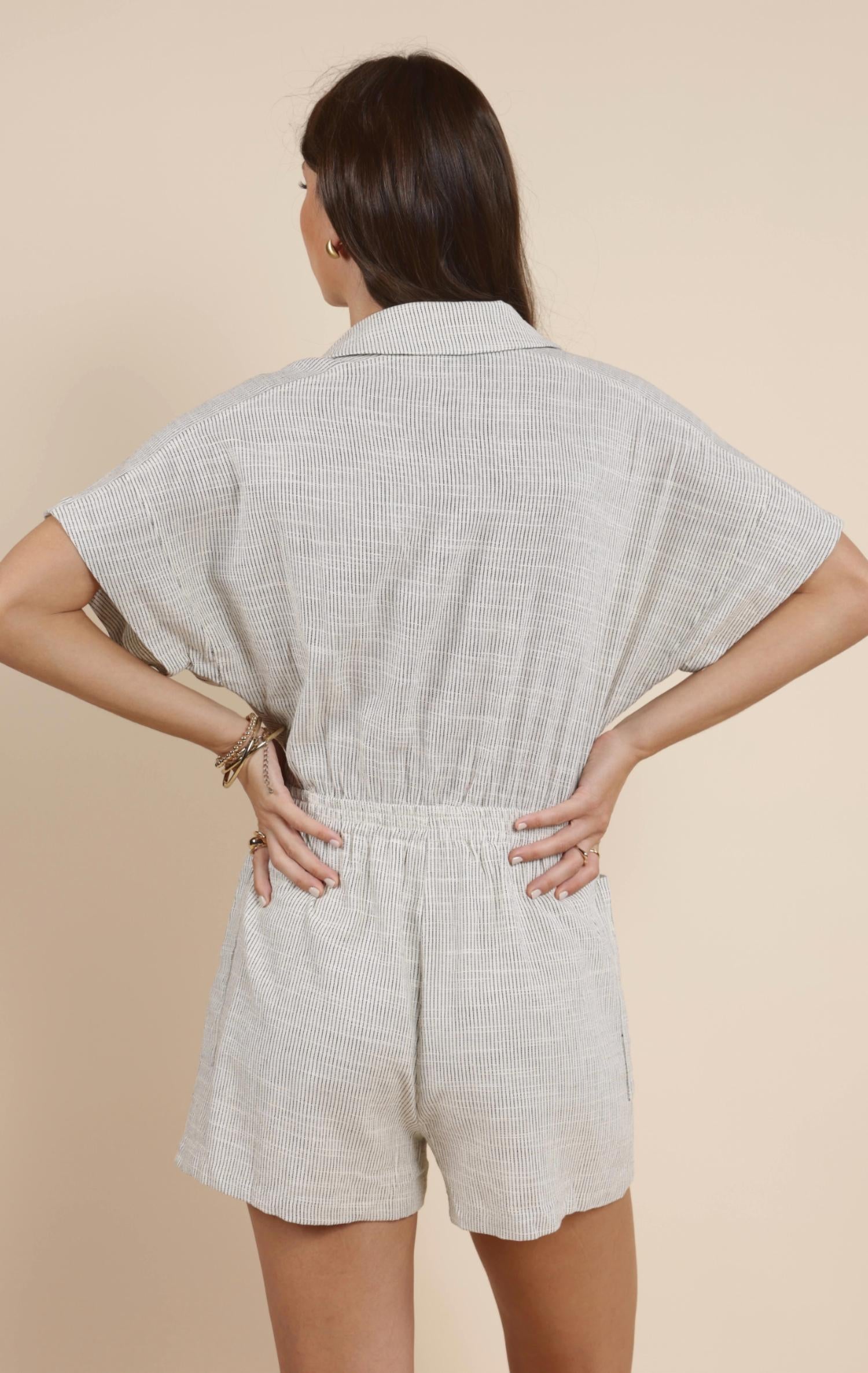 Sadie & Sage - Mojave Button Romper