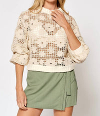 Lalavon - Boho Bloom Crochet Top