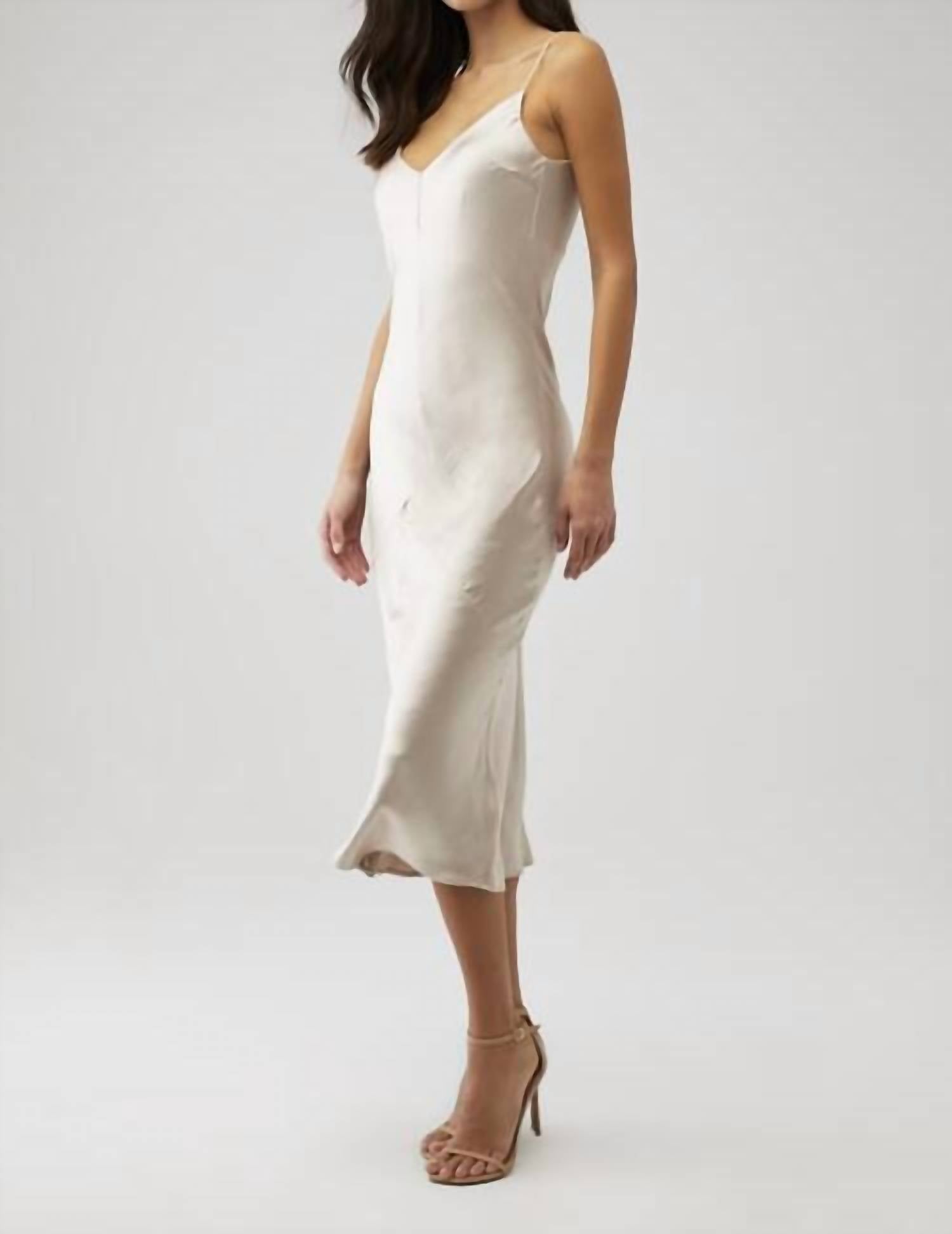 Line And Dot - Dolly Satin Dress