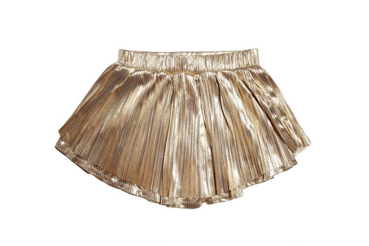 Mia - Girl's Metallic Python Skirt