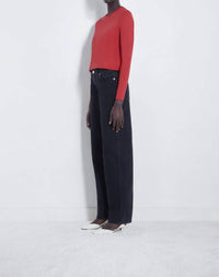 Loulou de Saison Masal Long Sleeves Shirt in tomato - women's t-shirt - view 4