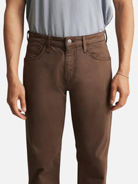 mavi Zach Straight Jeans in mocha twill - men's jeans