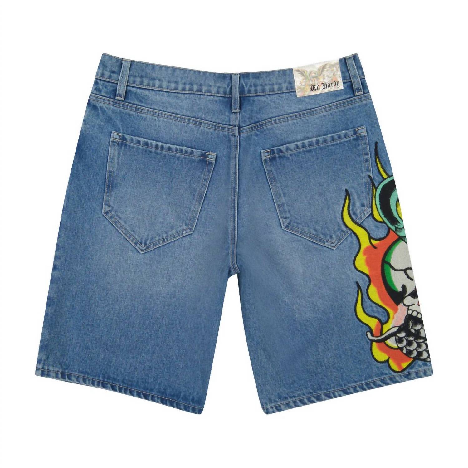Ed Hardy - Men's Fire Cobra Skater Short