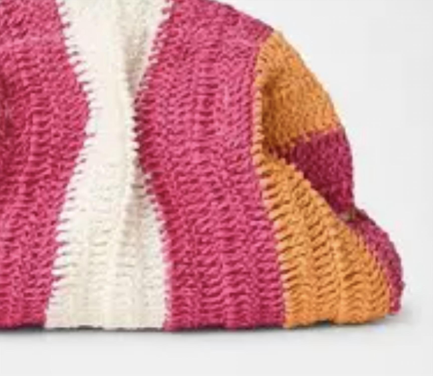 BTB Los Angeles Stella Clutch Bag in fuschia mult - women's bag - detail view