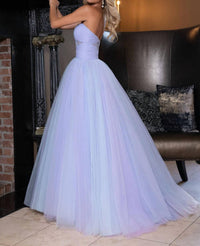 Rachel Allan - Pleated Tulle Prom Dress