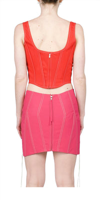 Priscavera - Sleeveless Corset Top