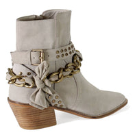 Diba True - Women's Paper Lily Chain Mid-calf Western Boot
