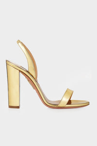 Aquazzura - Women's So Nude Block Sandal