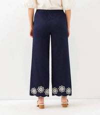 Karen Kane - Scallop Drawstring Pants - Petite