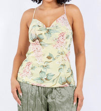 Paparazzi - Georgette Floral Cami Tank Top